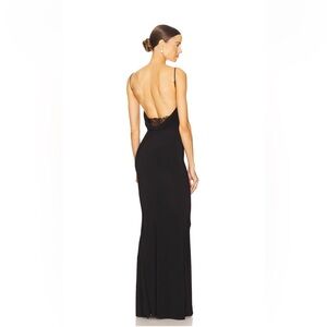 Katie May Black Backless Slip Dress